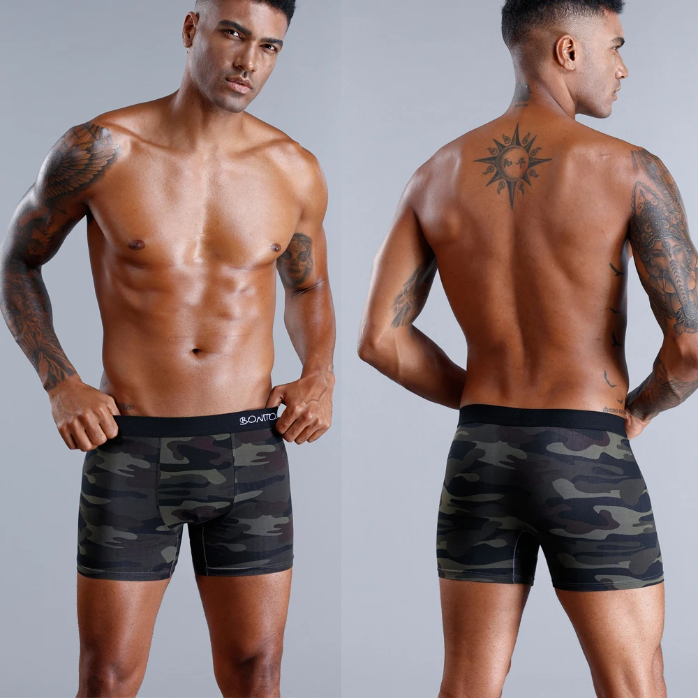 5pcs Mens Underpants Boxer Shorts For Man Underwear Slip Cotton Homme Boxers Sexy Men's Panties Brand Calecon