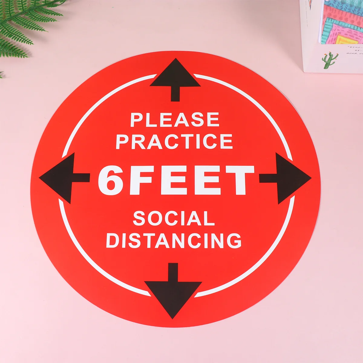 4 шт. наклейка сохраняющая расстояние школьные напольные наклейки