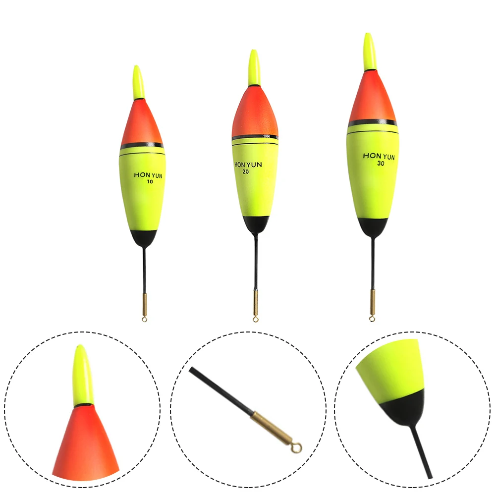 

EVA Fishing Buoy Pike Bass Floats Vertical 10g-30g Can Install Battery Light Durable Pesca Iscas Tackle Tools Accessories