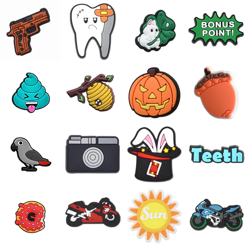 

Boy Packs Girl Decorations for Crocs Men Shoes Accessories Shoe Charms Set Jeans Gifts Wholesale Bulk Kids Women Charm Para Pins