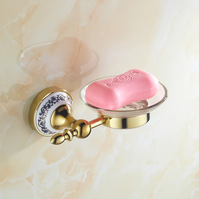 

Золотые мыльницы, латунная Золотая корзина для мыла, настенный керамический держатель для мыла, хромированные аксессуары для ванной комнаты, домашний декор, Коробка для мыла