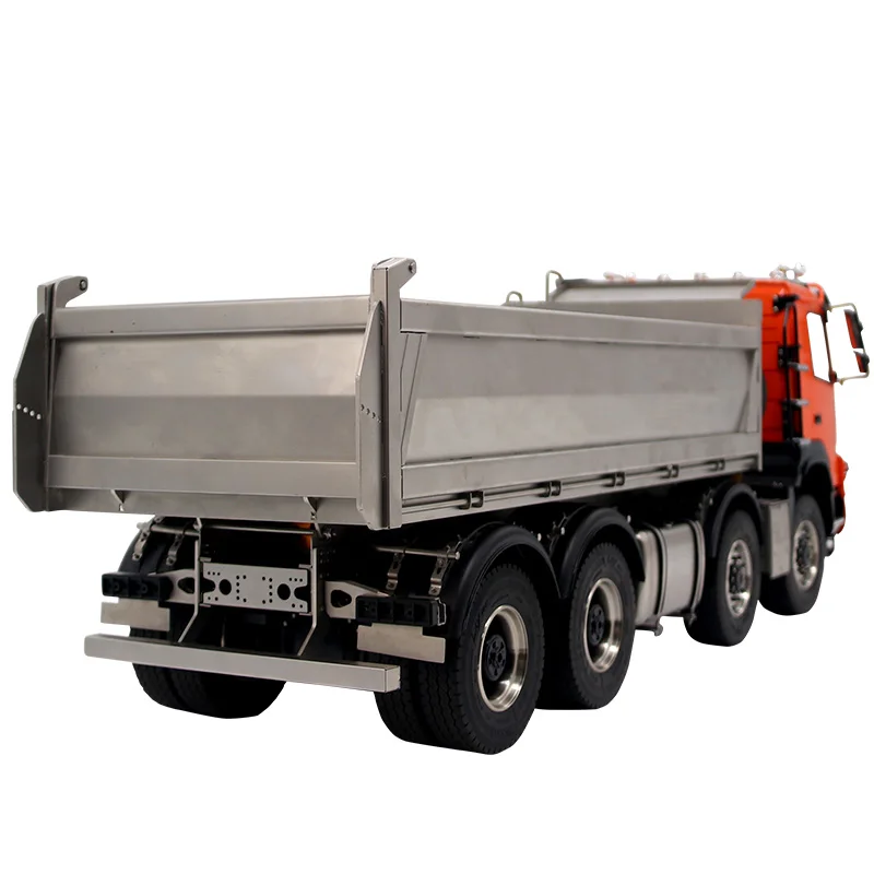 JDM 161 1/14 8*8 гидравлический Радиоуправляемый самосвал детская сборка Триппер