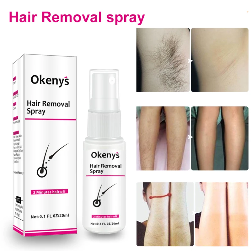 

Painless Hair Removal Sprays 2 Minutes Effect Depilatory Cream Mild Nourish Smooth Fast Easy 20ml Fast Hair Removal Cream