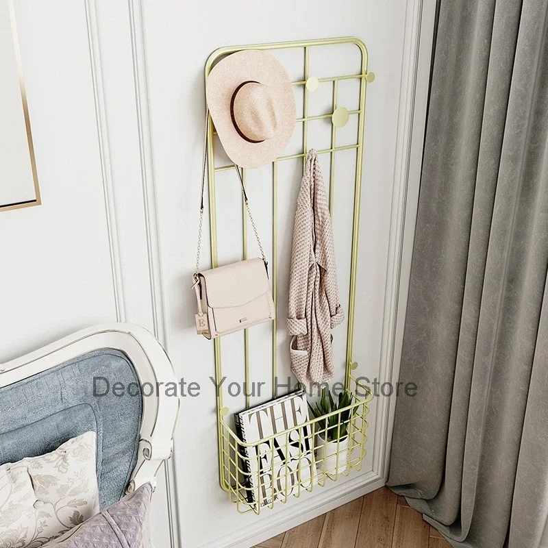 Минималистичная настенная вешалка для одежды бутиков девушек стены балкона