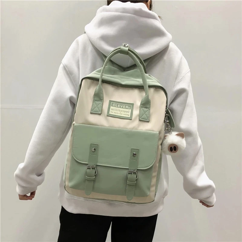 Women Schoolbag Backpack School Bag Korean Japanese Waterproof Class Back Pack For Teenager Children Girl Child Kid Kindergarten