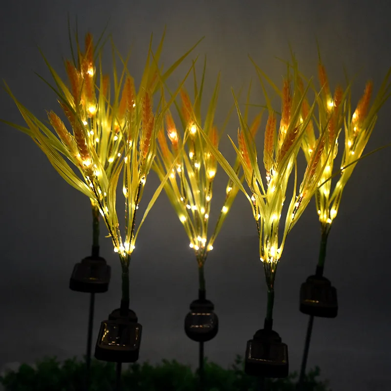 

New Solar Wheat Ear Lamp Simulation Wheat Ground Lamp Decorative Landscape Lamp