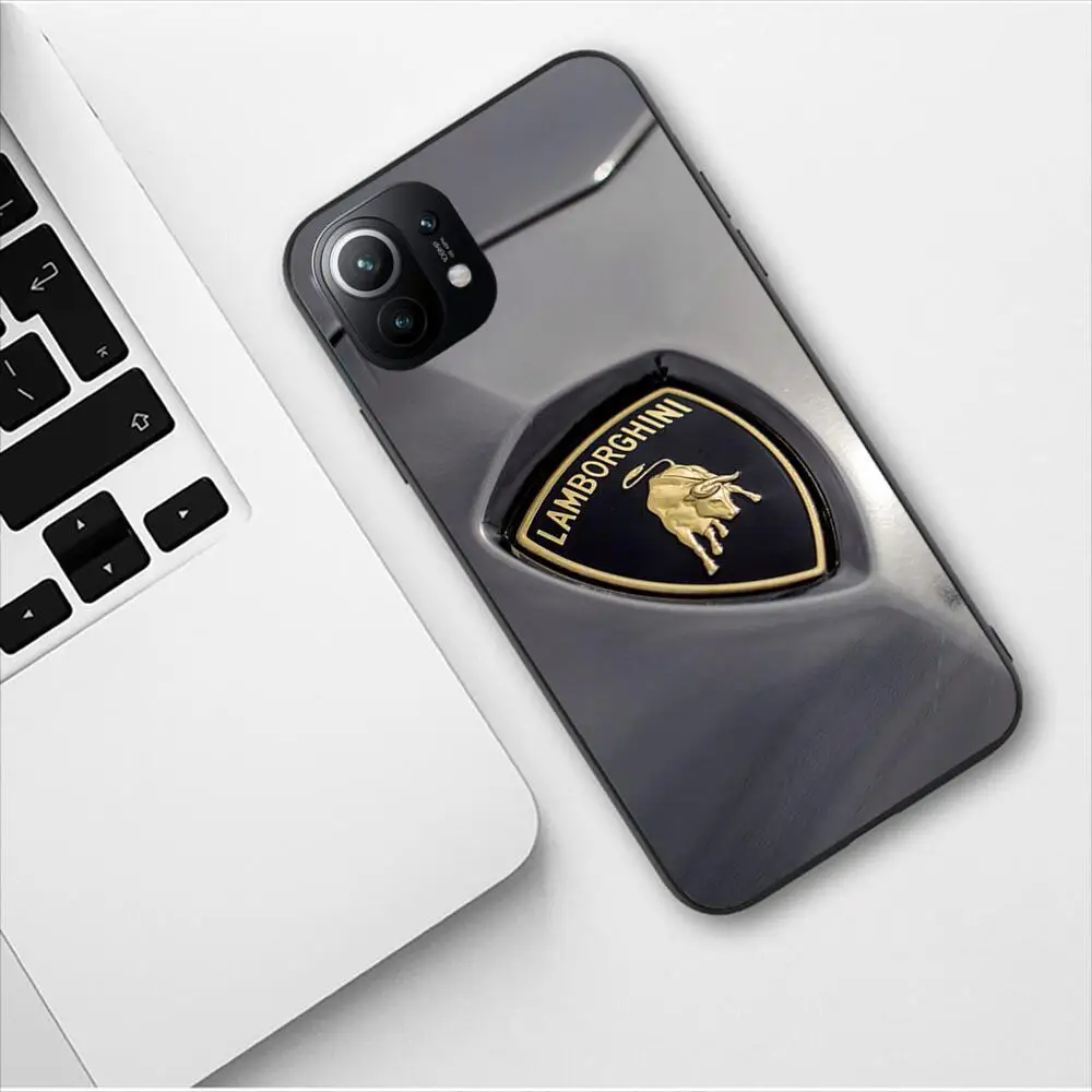 Lamborghini Luxury Fashion Phone Case For Xiaomi 13 12 11T 9 11 10C 9T 8 9SE 11i Lite Ultra Note10 Poco F3 M4 M3 Pro Soft Covers