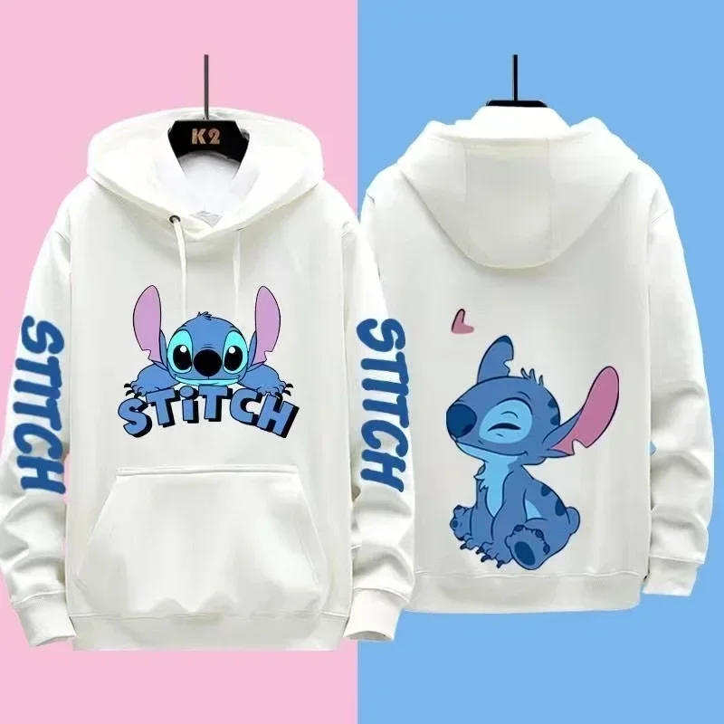 Miniso Sanrio новый Disney Stitch с капюшоном забавный аниме осень-зима мужской женский