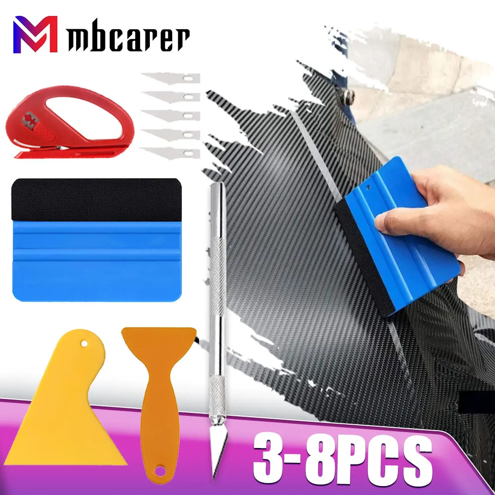 

Набор инструментов для обертывания автомобильной пленки, комплект для экструзии, скребок для нанесения виниловой пленки, автомобильные аксессуары, скребок для пуха пленки