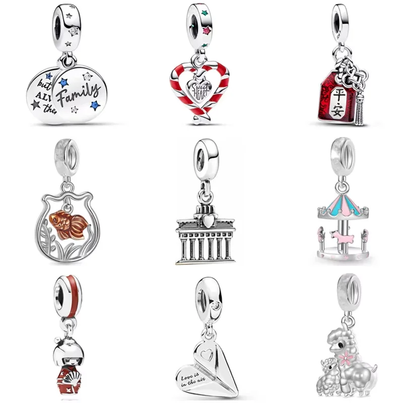 Новый кулон в виде золотой рыбки овцы карусель амулет с надписью безопасные