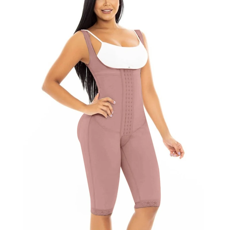 Triple Closure Liposculpture Girdle Seamless Shapewear Bodysuit for Women, Full Body Slimming Undergarment for Everyday Wear