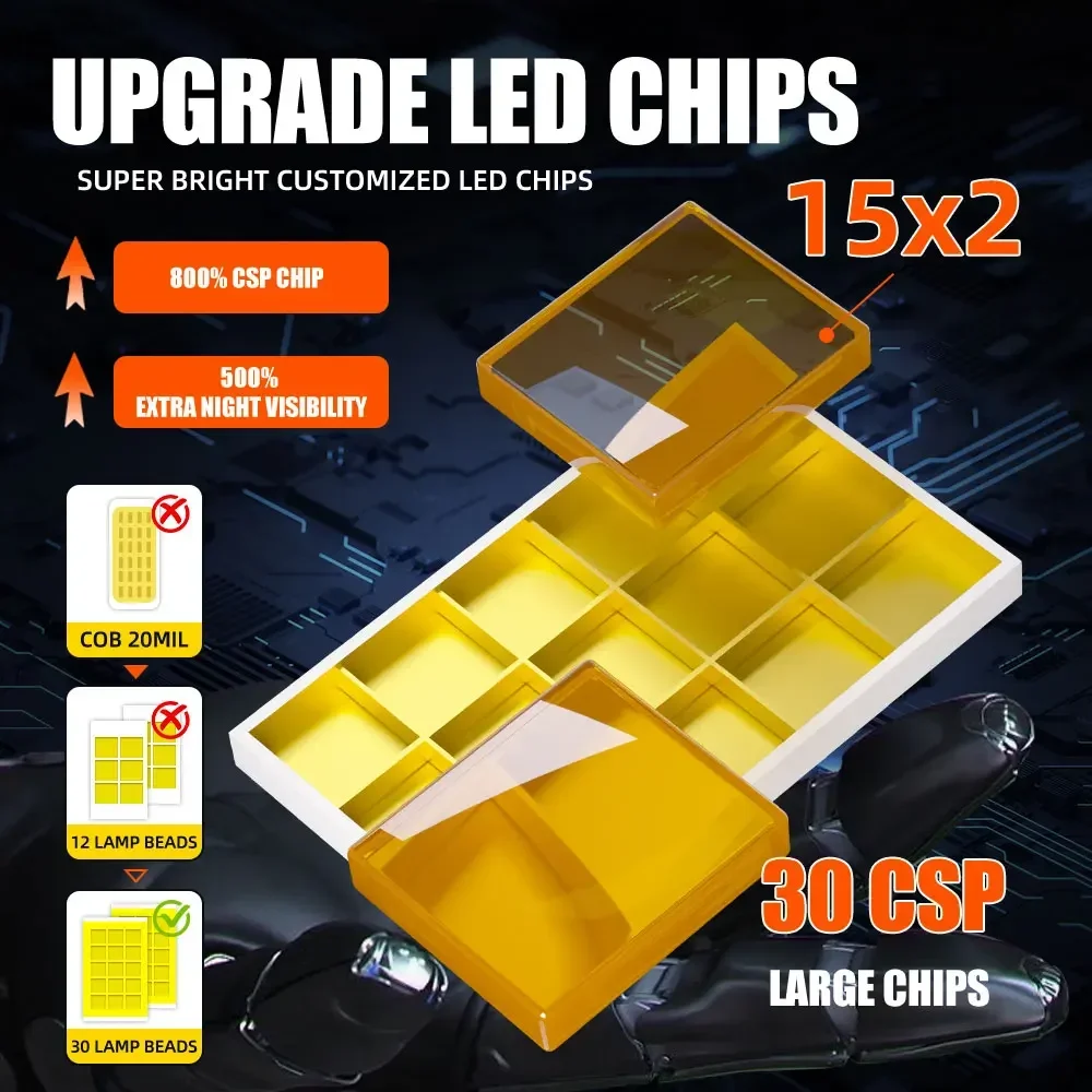 D Series LED D3 D1 D2 1:1 Автомобильная лампа фара 800 Вт 38000LM Светодиодные фонари для