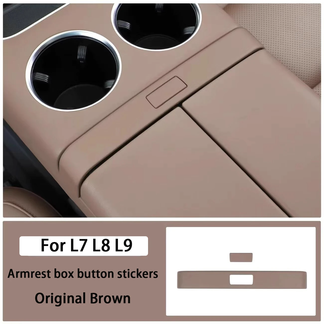 

Для Li Lixiang L6 L7 L8 L9 автомобильная центральная консоль подлокотник коробка декоративная наклейка кнопка переключения наклейка модификация интерьера