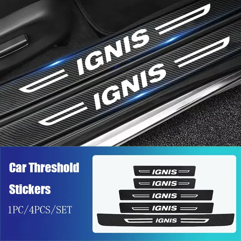 Для Suzuki IGNIS логотип автомобильный порог багажника защитные полоски