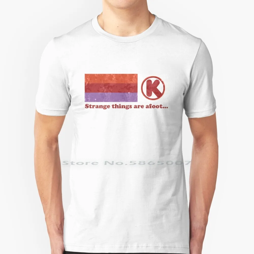 Очень странные вещи... Хлопковая футболка 6XL с изображением Билла и Теда круга к