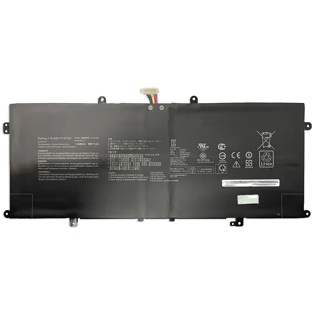 C41N1904 15 48 V 4220mAh Аккумулятор для ноутбука Asus ZenBook 13 UX325JA UX362FA UX363EA UX371EA 14 UM425IA UX425EA UX425JA