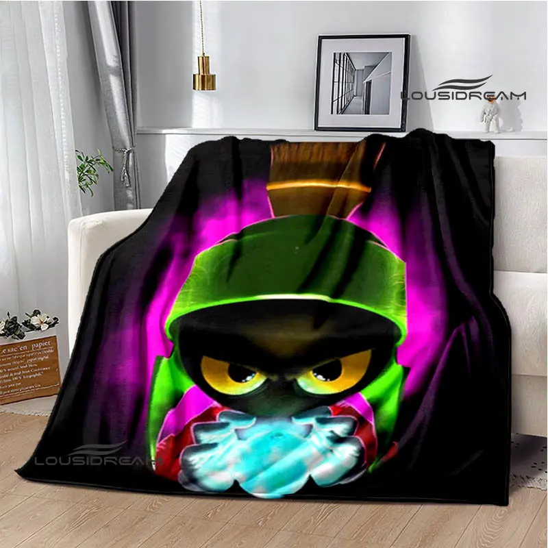 Одеяло детское Фланелевое с мультяшным принтом мягкое и удобное