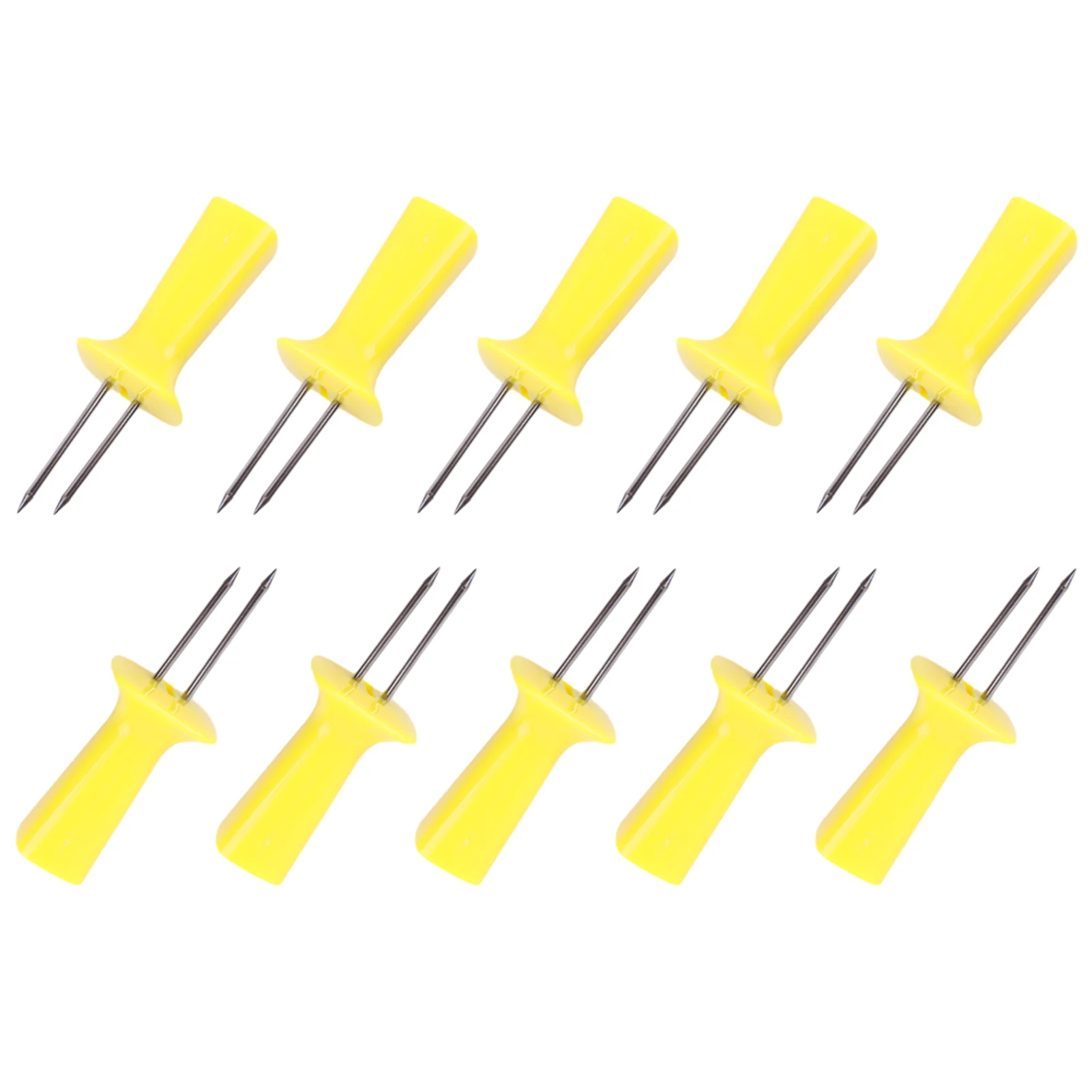 

10 шт., многоразовые держатели для кукурузы, из нержавеющей стали