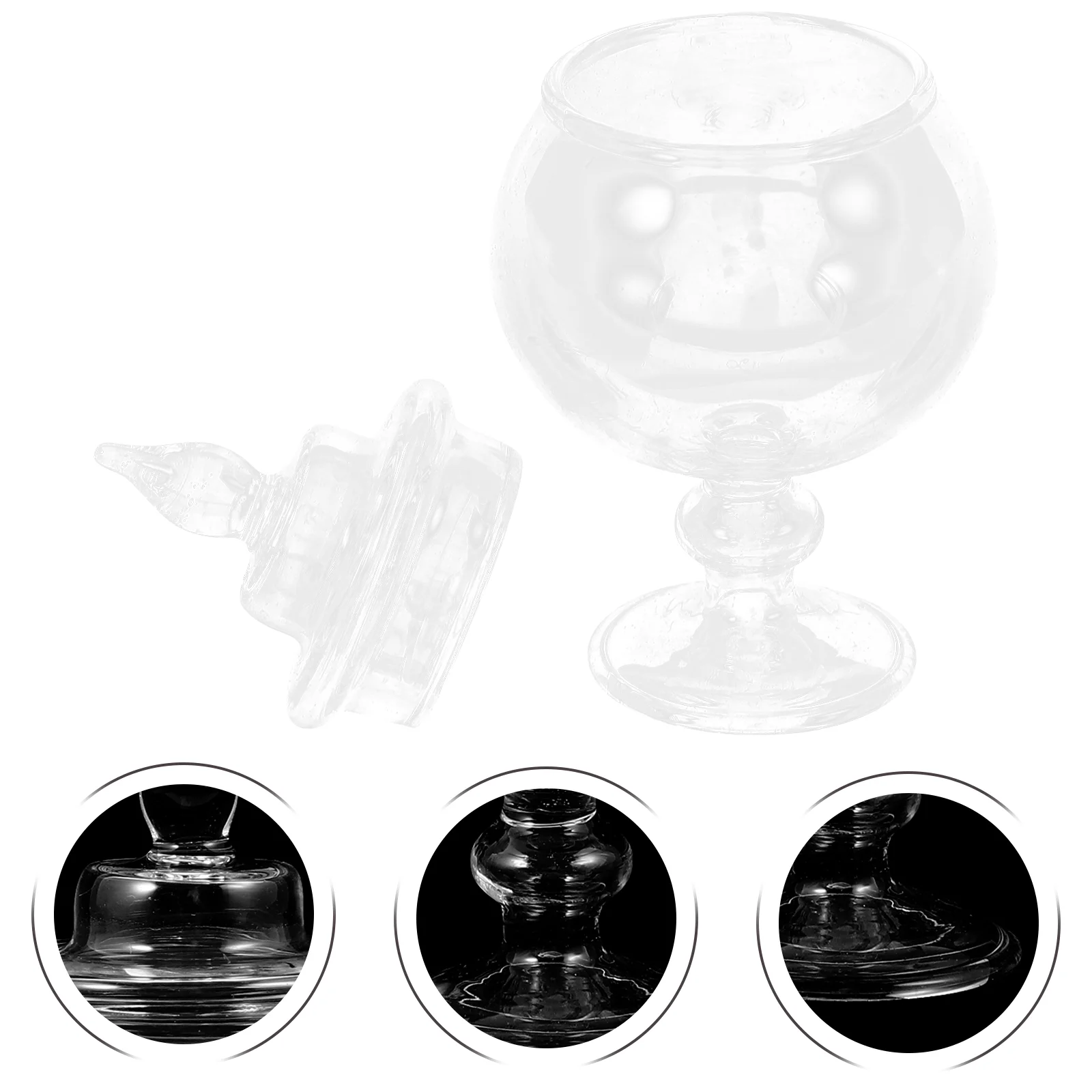 

House Decor Glass Bottle Decorative Mini Adornment Decorate Miniature Bottles