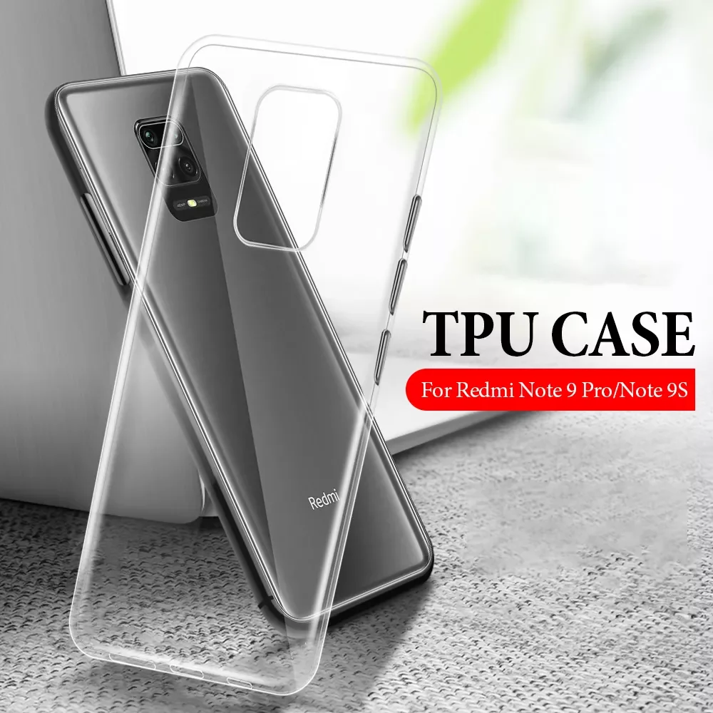 

Clear Transparent For Xiaomi Redmi Note 9S 9 9A 9C 8 Pro Max 8T 8Pro Funda Note9 Max Note8 Pro TPU Cover Clear Silicon