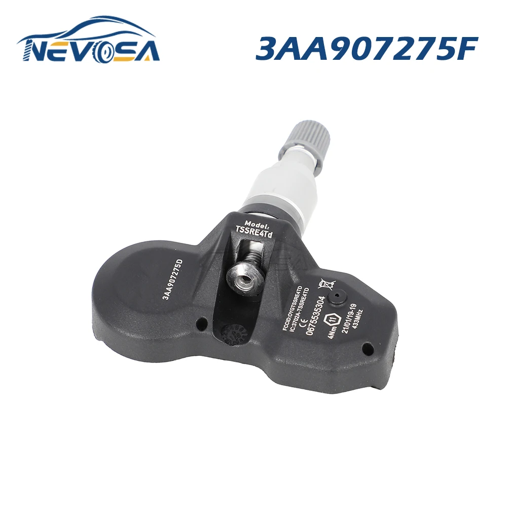 NEVOSA Датчики TPMS 3AA907275F для Volkswagen CC 2011/06-2020/12 Touran Tiguan 2012/01-2019/12 Passat 2010-2015 3AA907275D 433