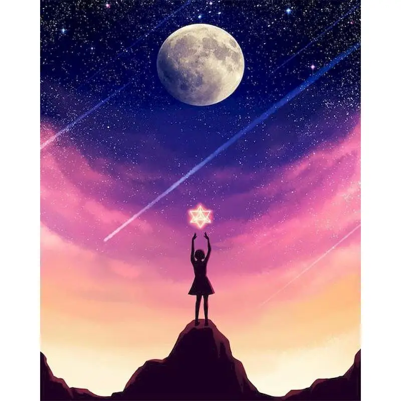 

Картина по номерам на холсте, 60x75 см