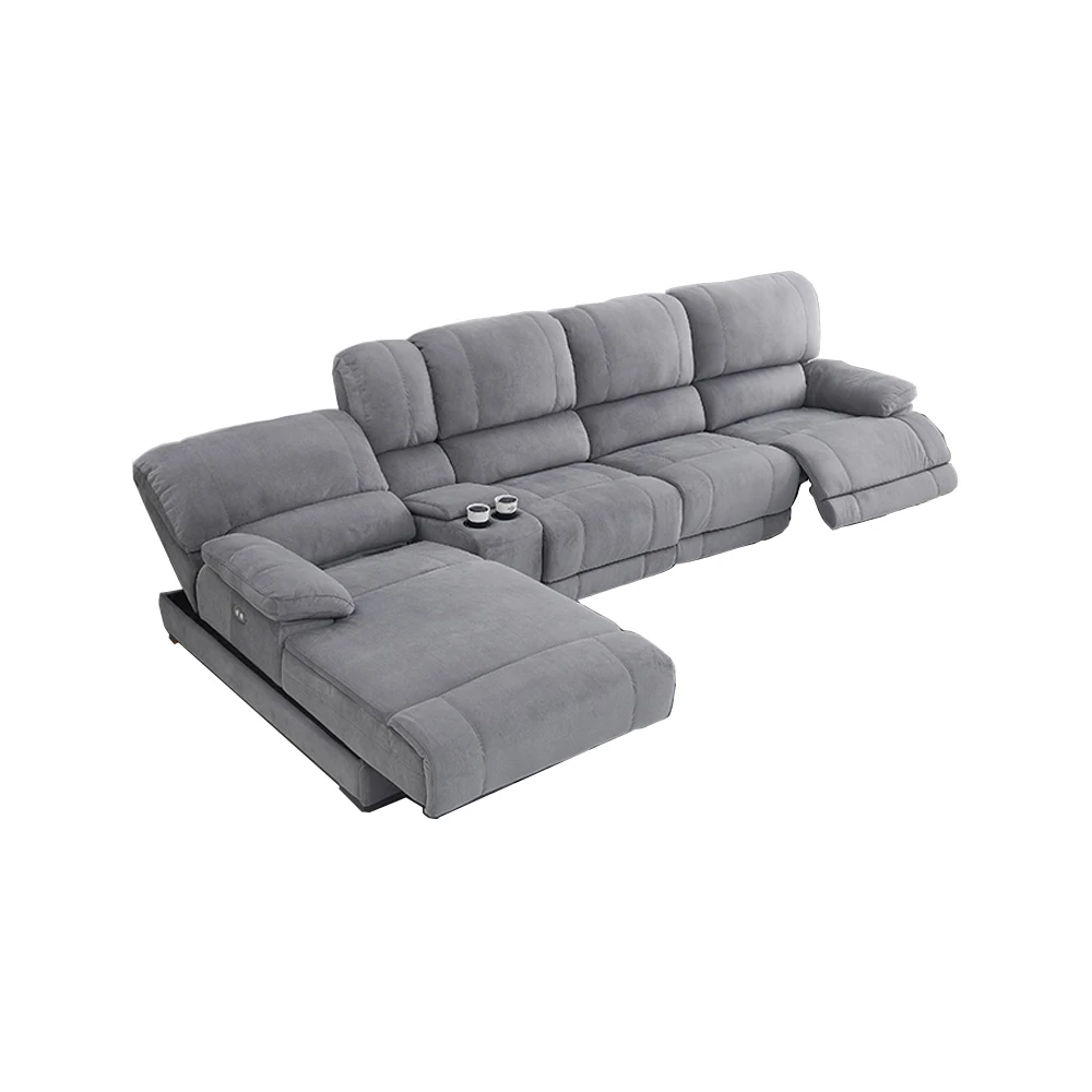 

Fabric Sectional Sofa Electric Recliner Living Room Sofa Set Furniture Alon Couch Puff Asiento Muebles De Sala Canape Sofa Cama