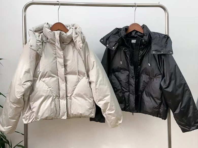 Корейская оригинальная куртка на гусином пуху High Sense женская свободная с