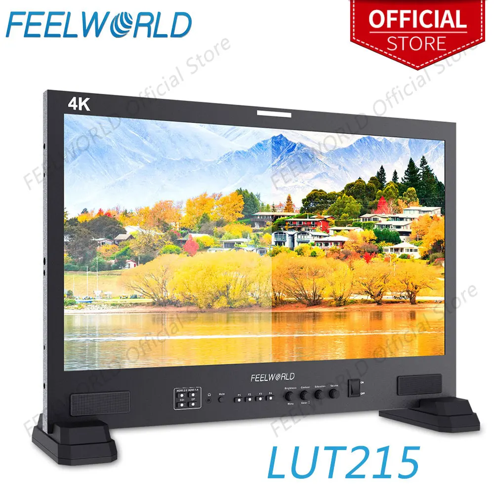 Фото FEELWORLD 21,5-дюймовый LUT215 3D LUT Broadcast Студийный монитор Full HD 1920x1080 для наружной съемки Почтовое производство Прямая трансляция №1