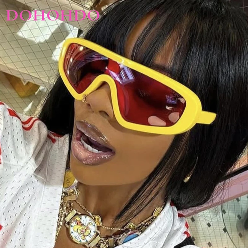 DOHOHDO большие солнцезащитные очки в оправе для мужчин новый люксовый бренд