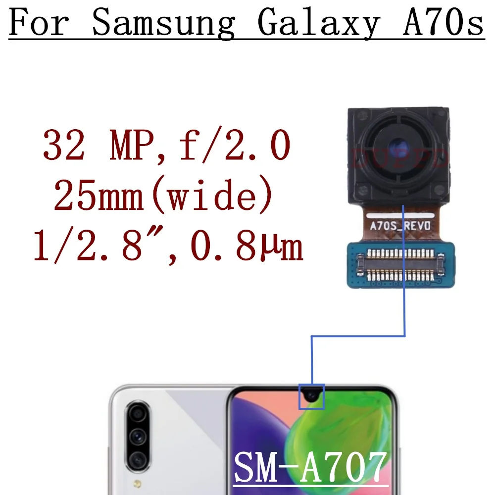 Передняя камера для Samsung Galaxy A70 A705 A705F A70s A707 A707F