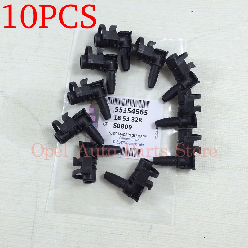 10PCS Throttle Valve Thermostat Body Heater Pipe Hose Connector For Chevrolet Cruze Epica Sonic Opel Astra 55354565