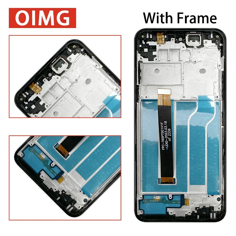 6,5 OEM для LG K51 K500 K500UM ЖК-дисплей с цифровым преобразователем сенсорного экрана в сборе для LG Q51 LM-Q510N рамка дисплея (art.: 3920cd0e58fab) - 3920cd0e58fab