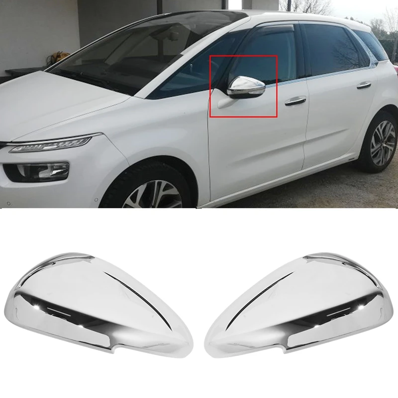 

for 2013 2014 2015 2016 CITROEN C4L C4 Chrome Rear View Mirror Cover Side Door Mirror Cover Cap Decoration