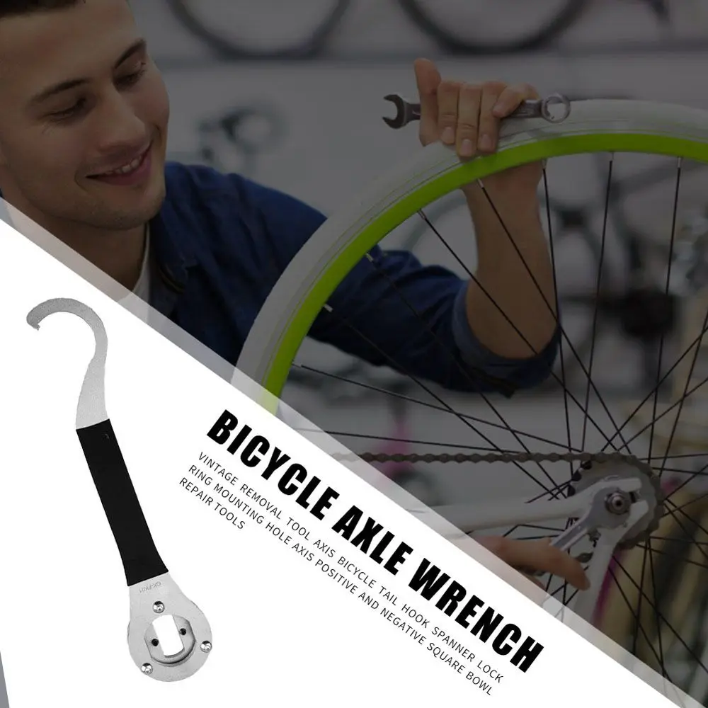 

Parts for Bicycle Bike Repair Tool Lock Hook Wrench Bicycle Bottom Bracket Removal Rool Spanner Bike Removal Wrench