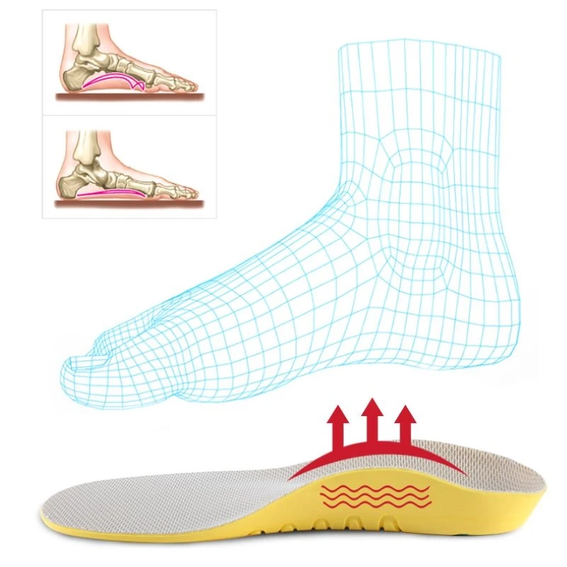 

Kids Arch Support Orthopedic Insoles Children Flat Foot Sole Insert Internal Eight Correction Of XO Legs Foot Care Insole