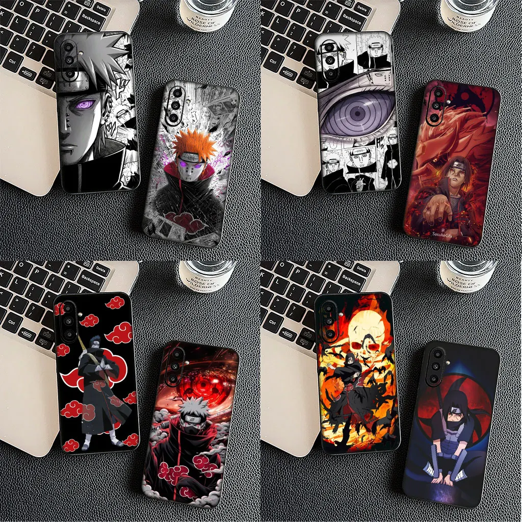 Фото Чехол для Xiaomi Redmi Note 12 10 11 9 8 Pro 10C 12C 9T 9A Note11 Note12 5G 4G с изображением персонажей Наруто: Саске, Итачи, Кисаме №5