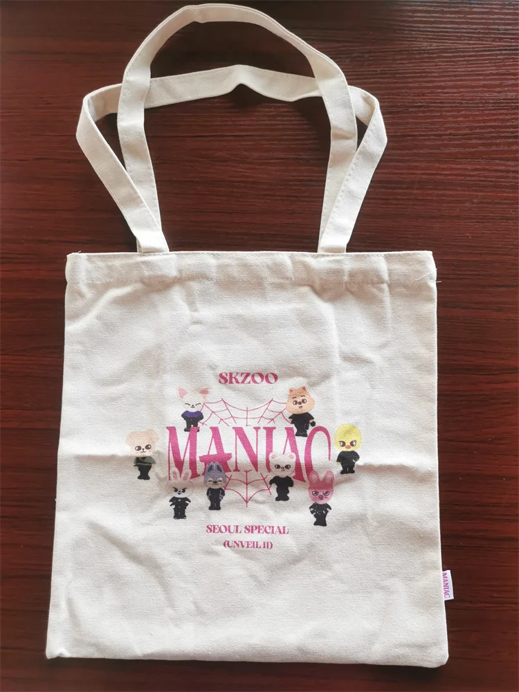 

Stray Kids Tote bag SKZ MANIAC Shipping bag Cotton Premium Quality
