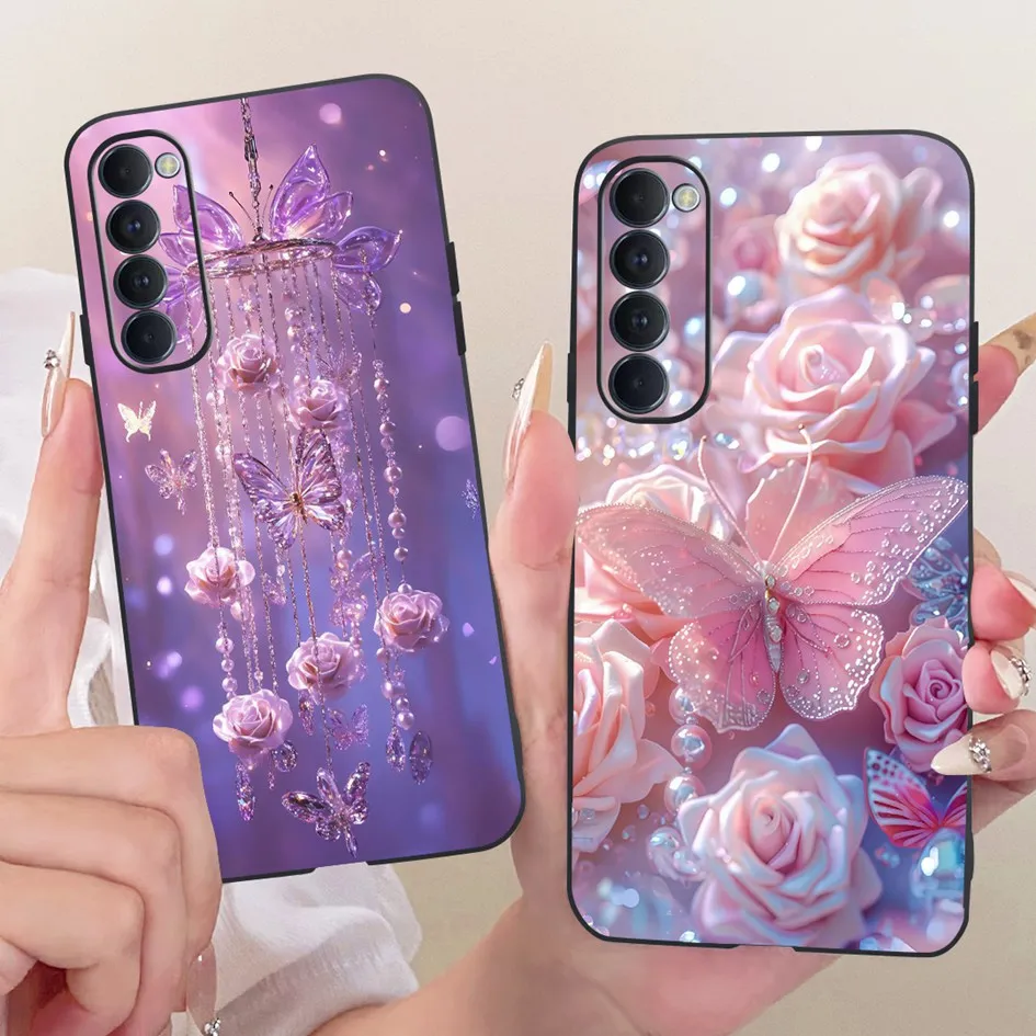 Фото Чехол для OPPO Reno 4 Pro CPH2109, роскошный мягкий тонкий силиконовый чехол с рисунком дракона для OPPO Reno 4 Reno4 Pro 5G, чехлы для телефонов №4