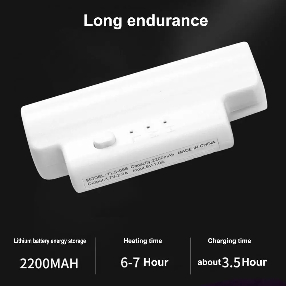 Soft Heating Socks Heat-trapped 3 Gears Thick Winter Electric Socks  Long Battery Life Hot Socks for Outdoor