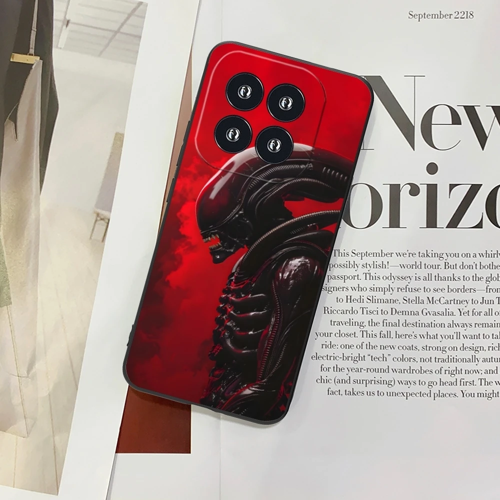 Крутой Чехол для мобильного телефона Alien Romulus Xiaomi 14 13 12 11 10 9 T Ultra Lite Pro S SE X 5G черный