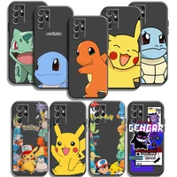 pikachu pokemon phone cases for samsung galaxy a21s a31 a72 a52 a71 a51 5g a42 5g a20 a21 a22 4g a22 5g a20 a32 5g a11 coque