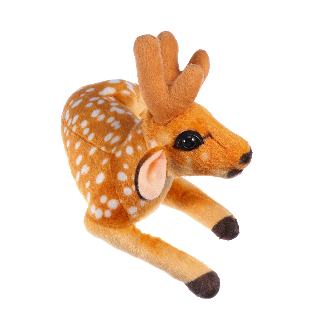 

1Pcs Christmas Simulation Deer Farm Animals Figurines For Kids Reindeer Stuffed Home For Living Room Plush toys Joke bear