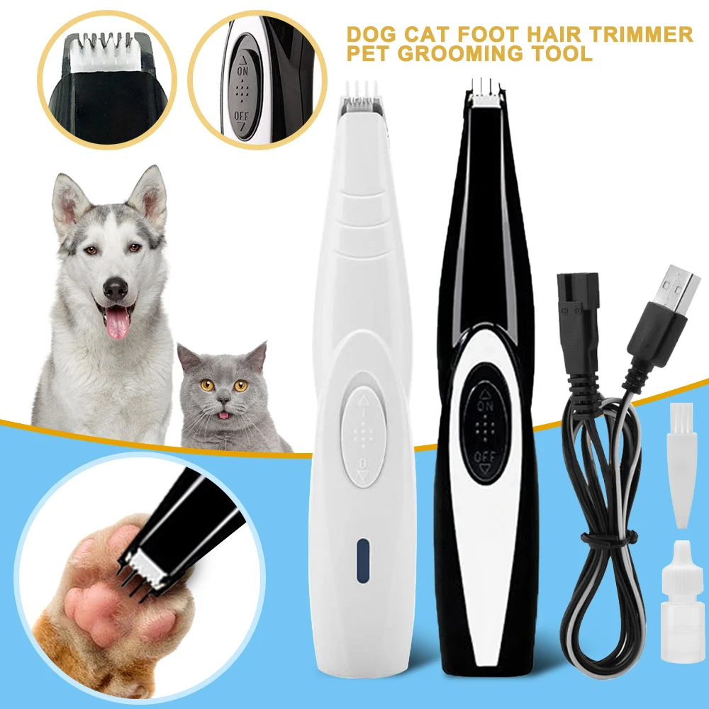 Малошумный USB Перезаряжаемый триммер для собак, кошек, ног, инструмент для  ухода за питомцами, Мини электрическая машинка для стрижки волос, машинка  для бритья | AliExpress