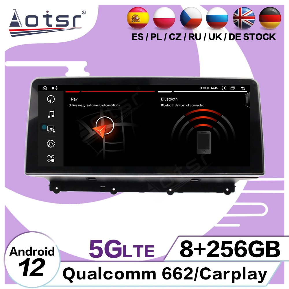 

256GB Carplay Android 11 Multimedia For BMW X3 X4 F25 F26 2011 2012 2013 2014 2015 2016 2017 2018 GPS Car Stereo Radio Head Unit