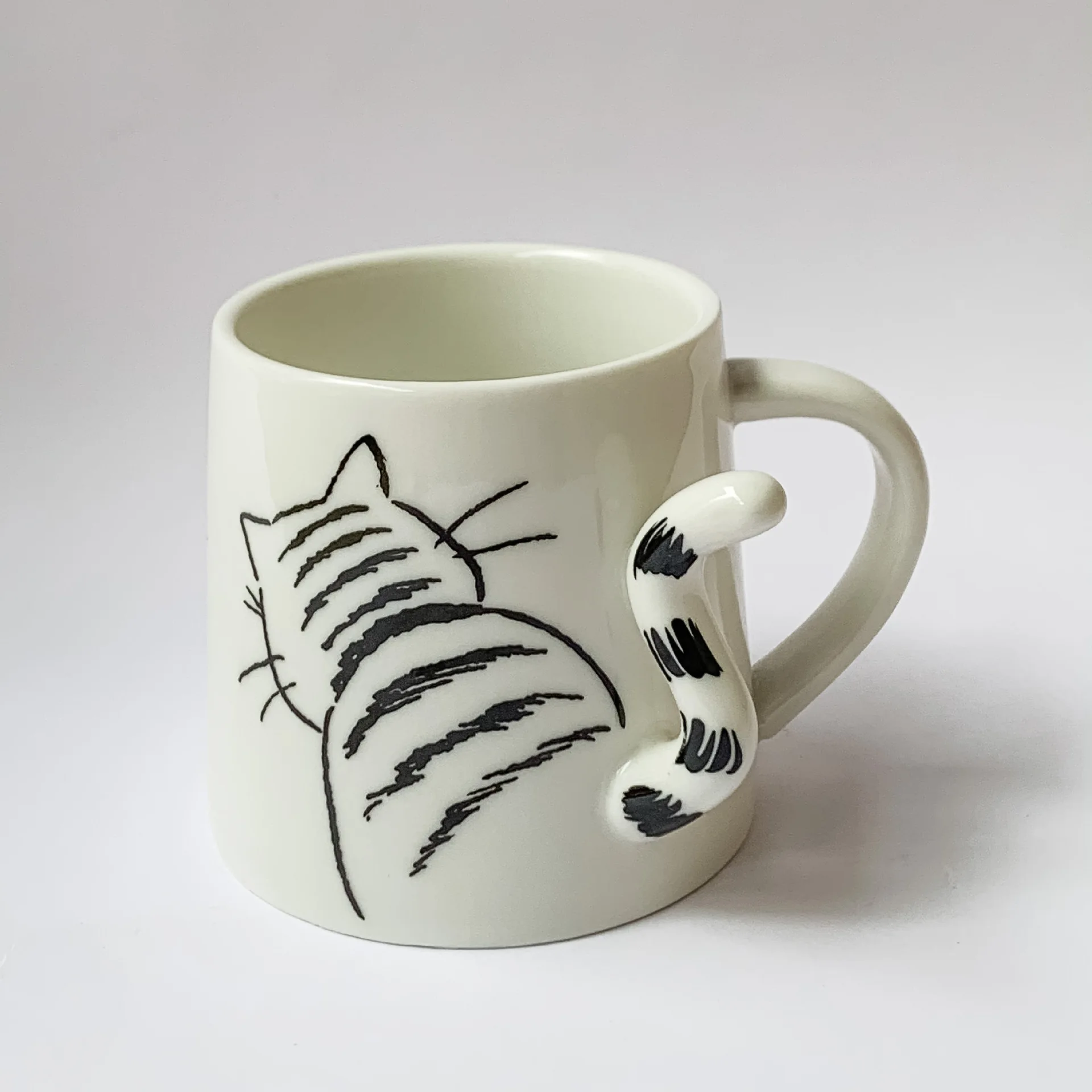 

Японская креативная керамическая чашка для воды, трехмерная кружка в виде животного, кофейная чашка, керамическая чашка для завтрака, чашка...