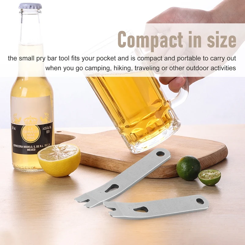 8 шт. многофункциональный мини-лом из нержавеющей стали