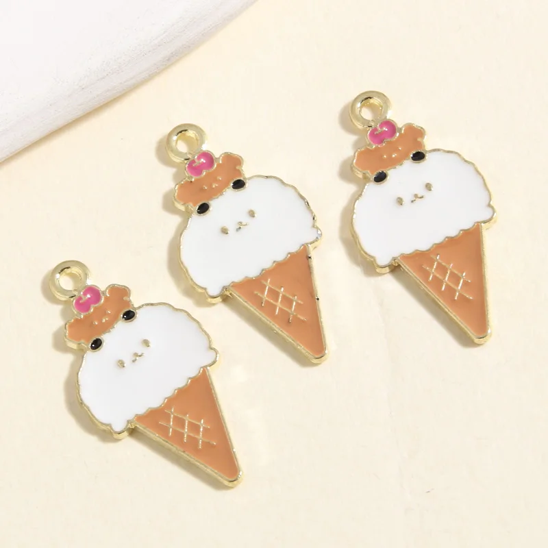 10 шт. подвеска в виде медведя 30 х14 мм