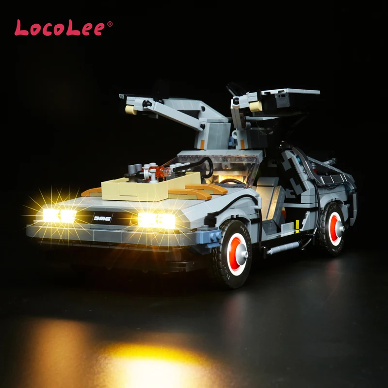 

LED Light Set For Creator 10300 Back to the Future Time Machine Racing Car Building Blocks Toy Only Lighting Kit Not Model