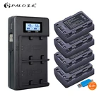PALO NPFZ100 NP FZ100 NP-FZ100 батарея + LCD двойное зарядное устройство USB для Sony NP-FZ100 BC-QZ1 Sony a9 a7R III a7c III ILCE-9 a6600 A7m3